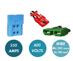 SBX®, SBE®, SBO® Connectors - up to 350 Amps